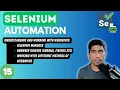 - Working with Selenium Drivers