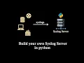 Syslog server in python with log rotation and compression