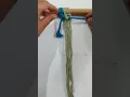 How to make a double half hitch clove hitch knot - Macrame Tutorial