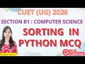 Sorting in Python MCQ Sorting and Hashing in Python Data Structure MCQ