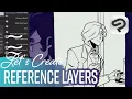 Coloring tips using reference layers Vampbyte