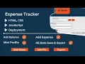 Build Your Own Expense Tracker Using JavaScript Now No Regrets