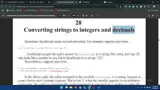 JavaScript Class Variables Let Const and Converting Strings to Numbers with parseInt