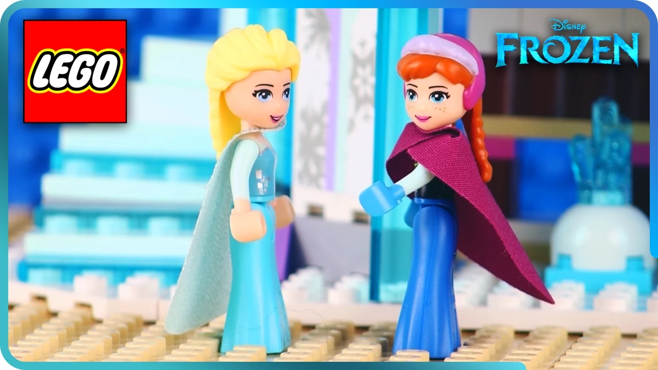 Teeny Lego minidolls 😱? Baby Elsa & Anna in Lego Storybook Adventures Build