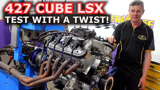 427 Cube LSX Pre turbo test What power will it make