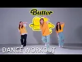 Download Lagu BTS (방탄소년단) - ' Butter '  HOW TO  DANCE WORKOUT | 몸치탈출 춤배우기