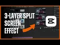 How to Create a 3-Layer Split Screen Effect in CapCut PC
