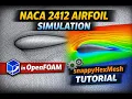 Simulating NACA 2412 Airfoil in OpenFOAM Step-by-Step CFD Tutorial CFD Simplified