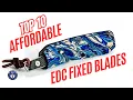 10 Great Affordable Small Fixed Blades for Everyday Carry