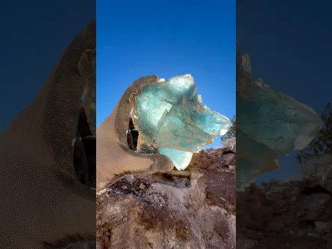 Blue Fluorite Mining in New Mexico!