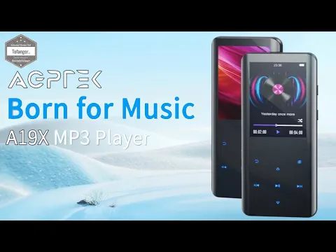 Download MP3 AGPTEK A19X 32GB - AGPTEK MP3 Player with Bluetooth - Touch Buttons \u0026 MicroSD - Unboxing