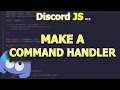 CREATE A COMMAND HANDLER Discord JS V13 Tutorial
