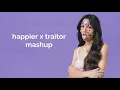 Download Lagu Olívia Rodrigo - happier x traitor (mashup)