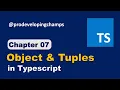 Typescript tutorial Objects Tuples in Typescript Typescript