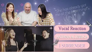 Download I SURRENDER  COVER by KATRINA VELARDE and JESSICA VILLARUBIN  -- Vocal Coach Reacts MP3