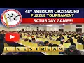 48th Annual American Crossword Puzzle Tournament Saturday Games