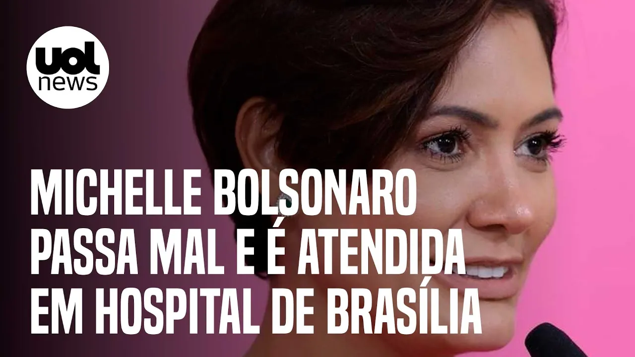 Michelle Bolsonaro passa mal e é atendida em hospital de Brasília, diz PL