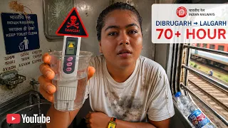 I Survived 4 Day Train 🚂 Journey ~ (70+ Hours) to Test Platform Water 🤢 | Ghumakkad Laali