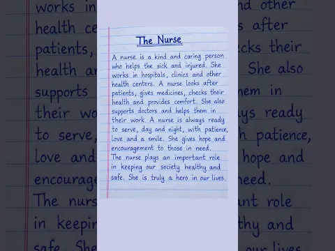 Essay on The Nurse / Essay writing / Essay / Eng Teach