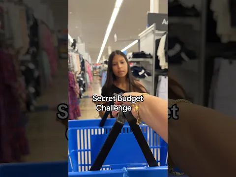 Secret Budget Challenge! #challenge