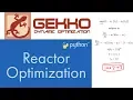 Reaction Optimization with GEKKO
