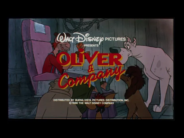 Oliver & Company - Trailer #2 - 1988 Theatrical Trailer (35mm 4K)