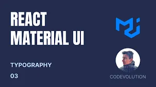 React Material UI Tutorial - 3