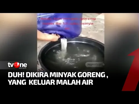 Terjadi Lagi, Penjual Tahu di Bojonegoro Tertipu Beli Minyak Goreng Ternyata Isi Air