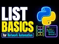 PYTHON LIST BASICS for Network Automation