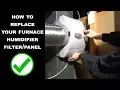 How to Replace Water Panel Filter on Aprilaire 600 Humidifier
