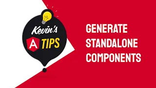Generating standalone components in Angular 14