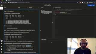 Codility Programmer Lessons - OddOccurrencesInArray