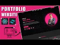 Build a Personal Portfolio Website Using React JS Tailwind CSS 2026