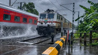 Dangerous Trains Crossing :Route Diverted Darjeeling Mail Meets Inspection Special Train at Railgate