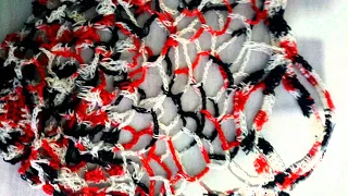 كروشيه شنطه شبكه بتاعت العيش بتاعت زمااااان 