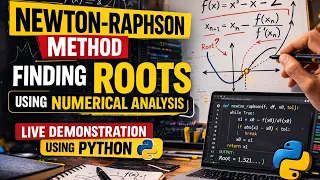 Newton Raphson Method Numerical Analysis Python Implementation in Google Colab