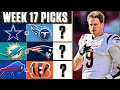 NFL Week 17 EARLY BETTING Expert Picks for PLAYOFF-CLINCHING Games CBS Sports