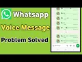 Download Lagu Fix Whatsapp Voice \u0026 Audio Message Problem