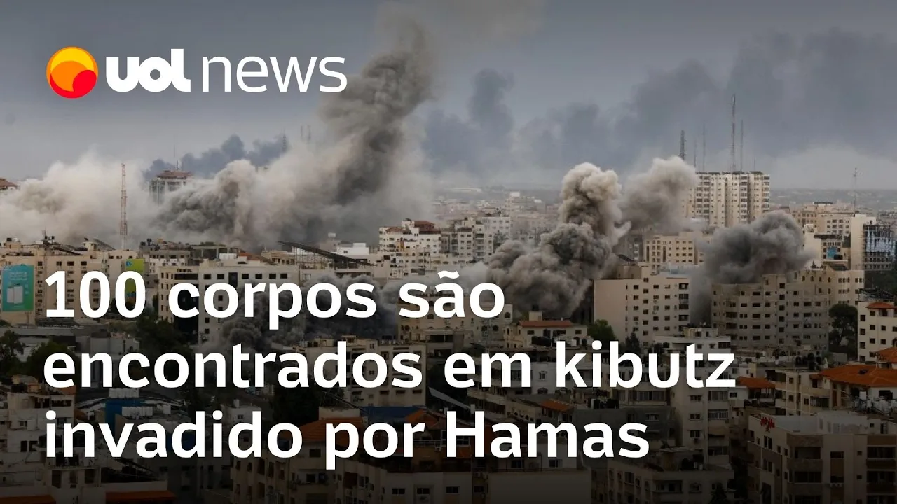 Guerra Israel x Hamas: Cem corpos são encontrados em kibutz invadido pelo grupo extremista