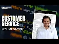 Customer service representative resume sample 2025