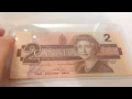 1986 Canada Two Dollar Bill