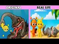 Download Lagu Best TikToks of Incredibox Sprunki: Sea hand monster 💀 😨 | Original vs Plush Toys
