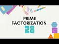 Prime Factorization Of 28