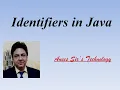 Identifiers In Java