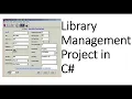 Library Management System Project in Windows Form C Part-