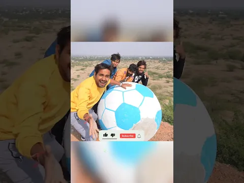 World's Biggest Football β½ #shortsfeed #trending #youtubeshorts #mrindianhacker #foryou
