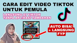 Download TUTORIAL EDIT VIDEO TIKTOK UNTUK PEMULA! TIPS VIDEO TIKTOK FYP MP3