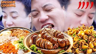 Funny Country Mukbang | Open‑Fire Wild Cooking