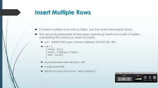 How to Insert Query Using MySQL in Python