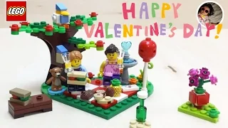 LEGO Romantic Valentine Picnic 40236 - Kids unbox & Speed Build / レゴ ロマンティックバレンタインピクニック